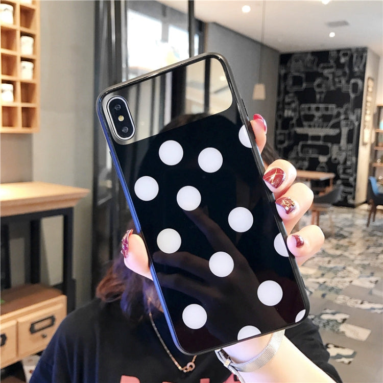 For iPhone XR Glass Protective Case