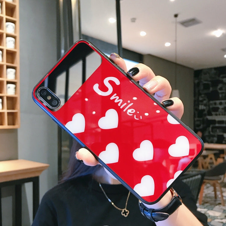 For iPhone XS Max Glass Protective Case