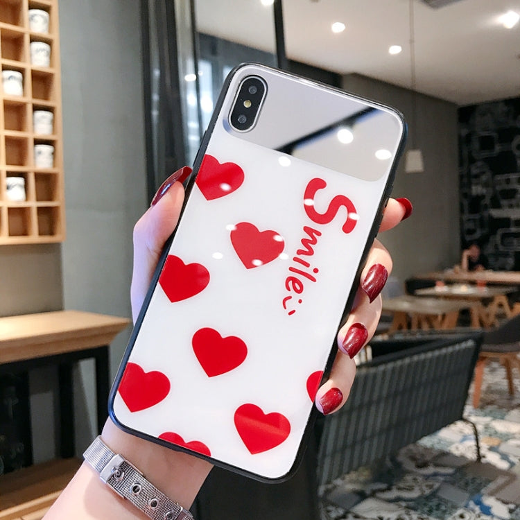 For iPhone XR Glass Protective Case