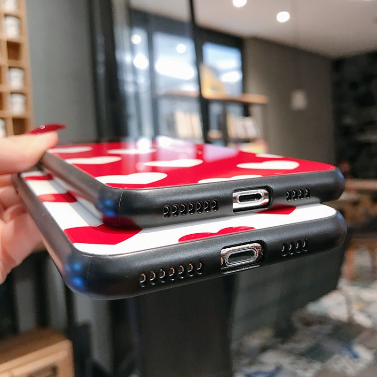 For iPhone XR Glass Protective Case