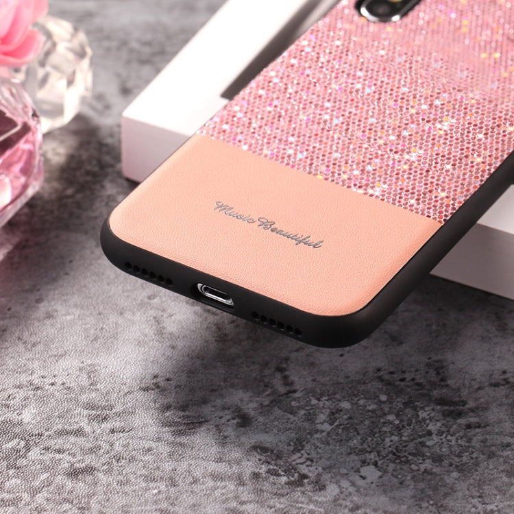 For iPhone XS Max Leather Protective Case