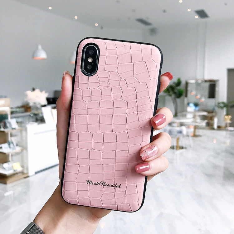 For iPhone XS Max Leather Protective Case