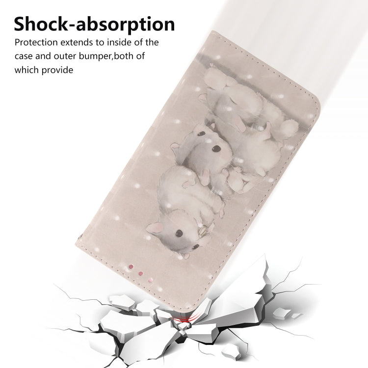 3D Coloured Drawing Horizontal Flip Leather Case with Holder & Card Slots & Wallet For Huawei Mate 20 X