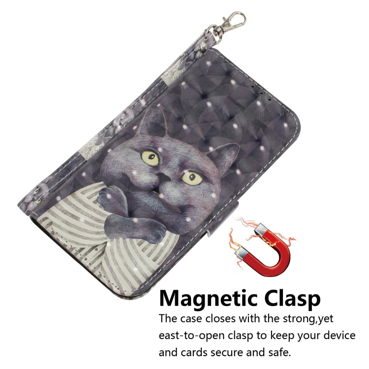 3D Coloured Drawing Horizontal Flip Leather Case with Holder & Card Slots & Wallet For Redmi Note 7
