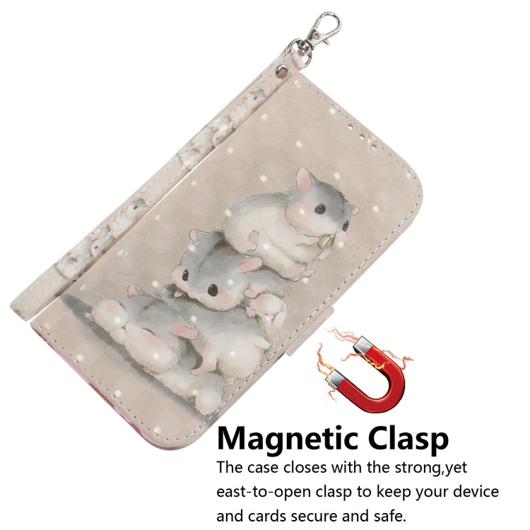 3D Coloured Drawing Horizontal Flip Leather Case with Holder & Card Slots & Wallet For Redmi Note 7