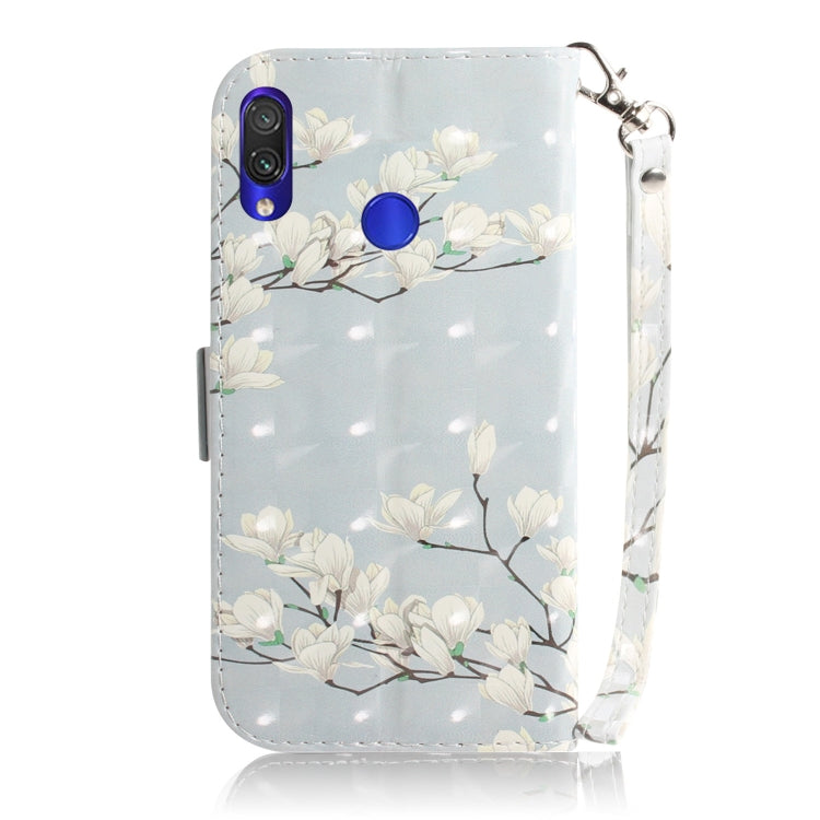 3D Coloured Drawing Horizontal Flip Leather Case with Holder & Card Slots & Wallet For Redmi Note 7