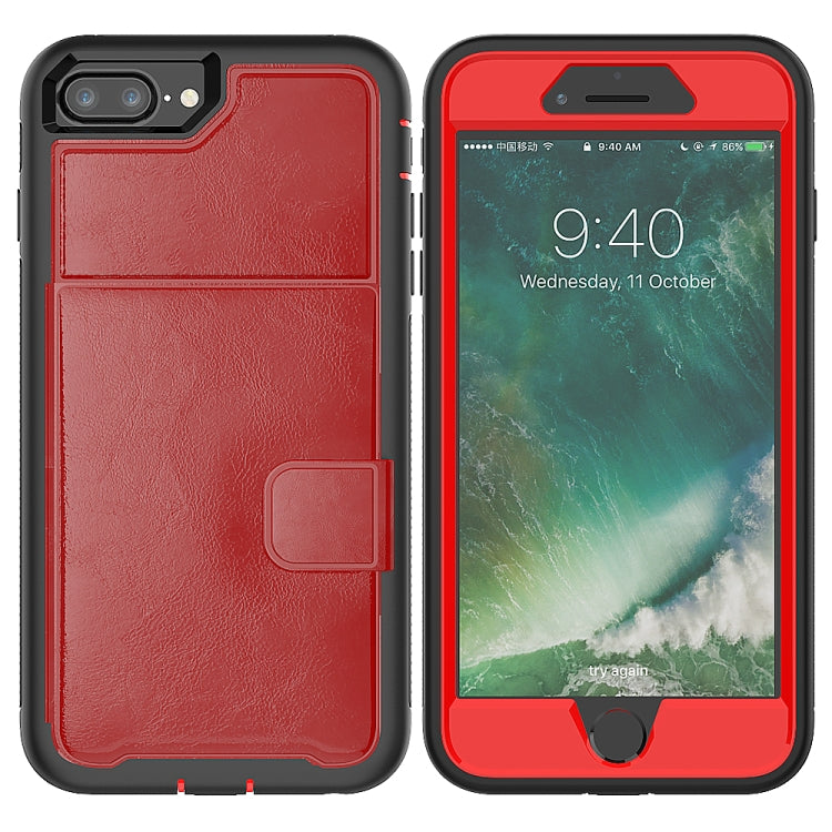 Leather Protective Case with Holder & Card Slot for Galaxy S9 Plus