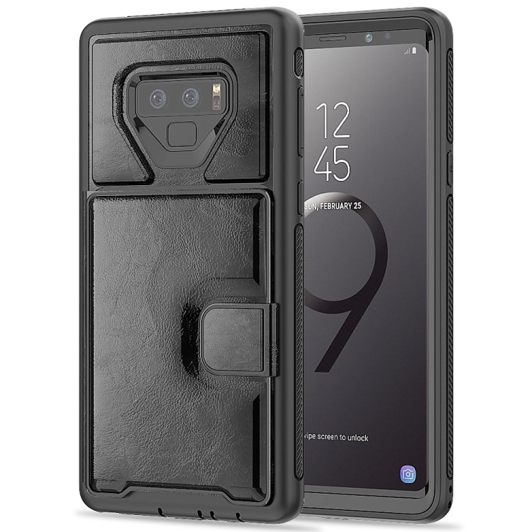 Leather Protective Case with Holder & Card Slot For Galaxy Note9