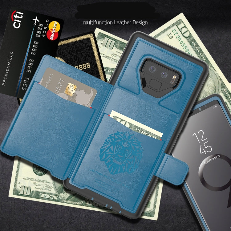 Leather Protective Case with Holder & Card Slot For Galaxy Note9