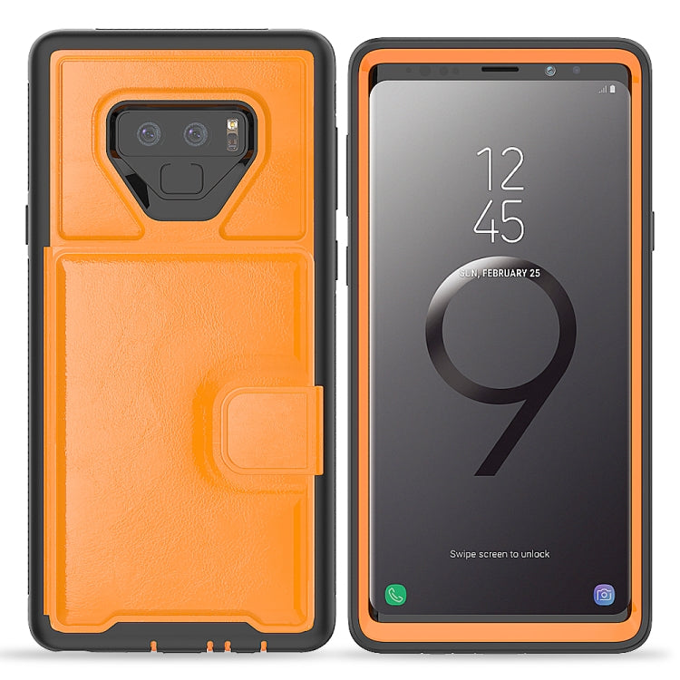 Leather Protective Case with Holder & Card Slot For Galaxy Note9