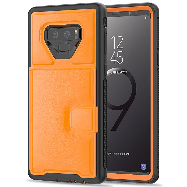 Leather Protective Case with Holder & Card Slot For Galaxy Note9
