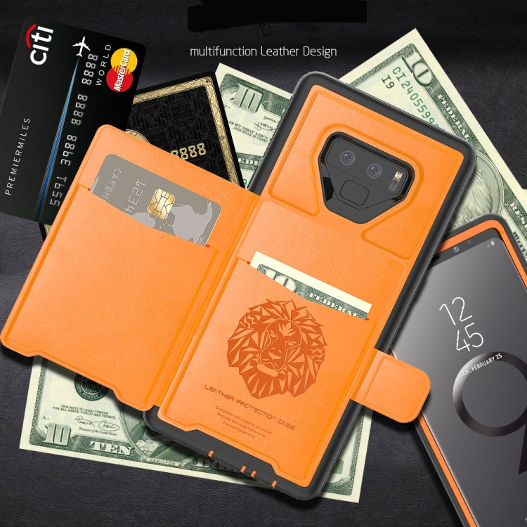 Leather Protective Case with Holder & Card Slot For Galaxy Note9