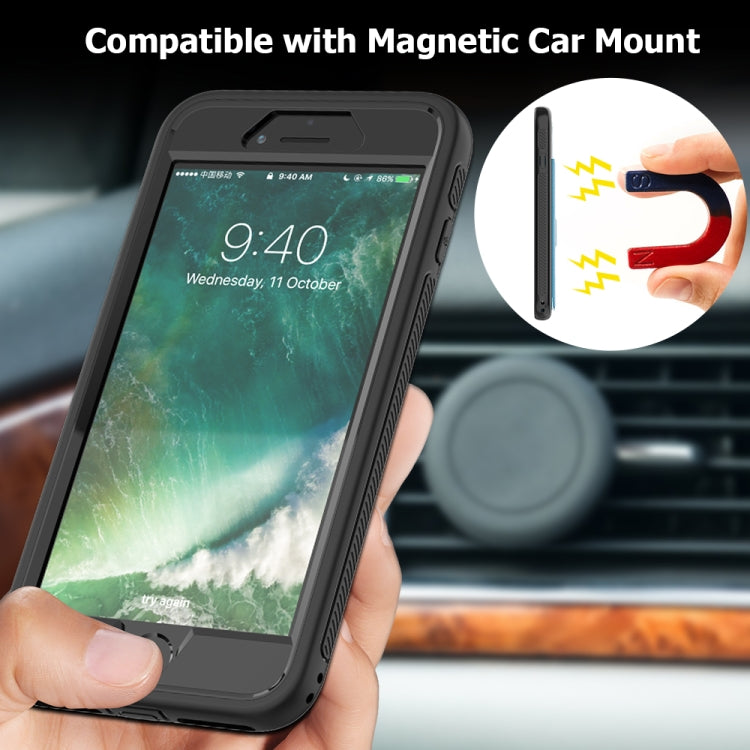 Leather Protective Case with Holder & Card Slot For iPhone 8 Plus & 7 Plus