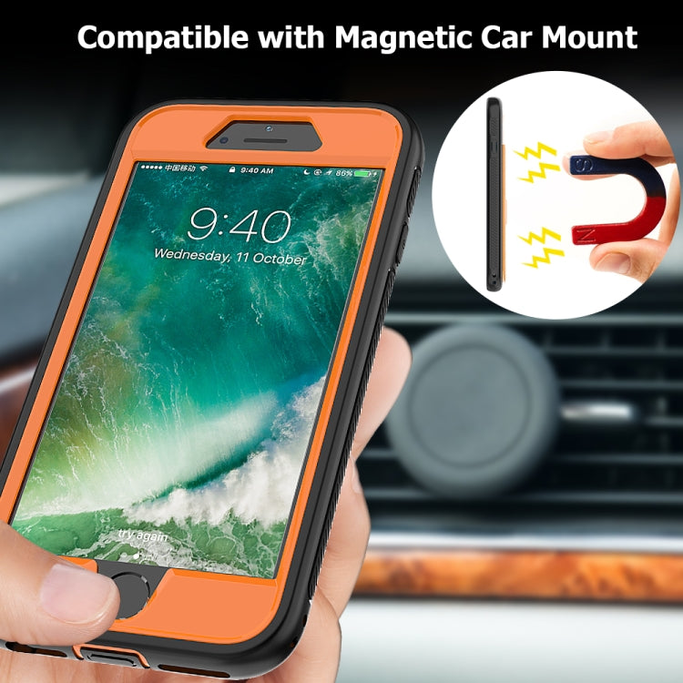 Leather Protective Case with Holder & Card Slot For iPhone SE 2020 & 8 & 7