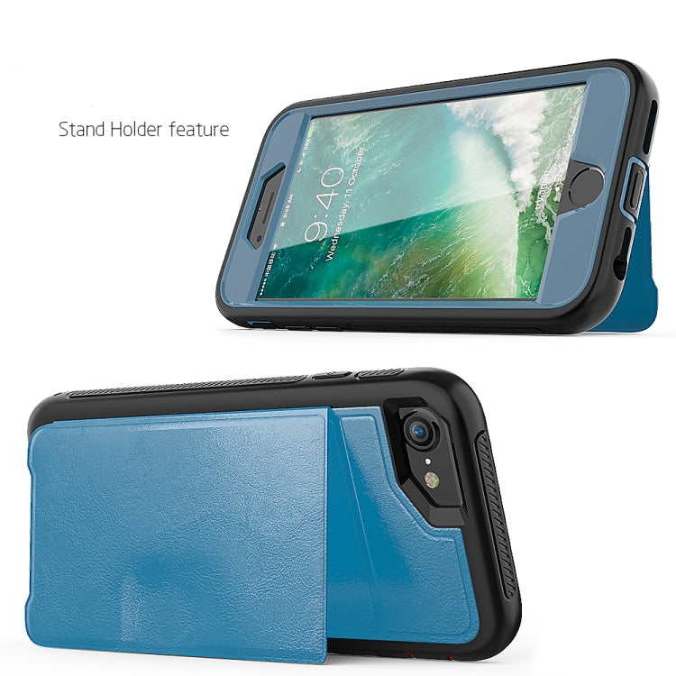 Leather Protective Case with Holder & Card Slot For iPhone 6 & 6s
