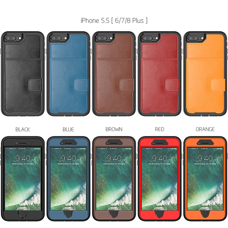 Leather Protective Case with Holder & Card Slot For iPhone 6 & 6s
