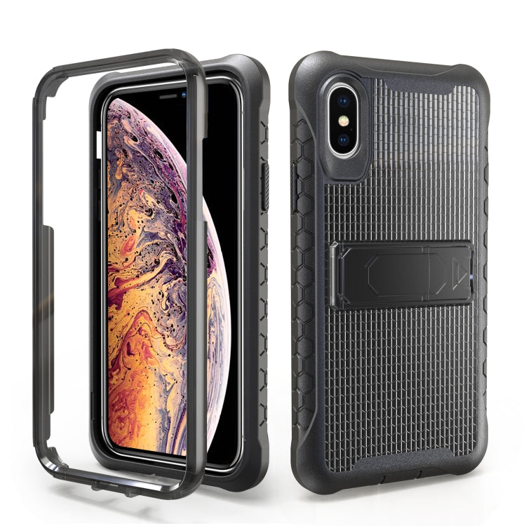 For iPhone 6 & 6s Football Pattern Silicone Case with Holder