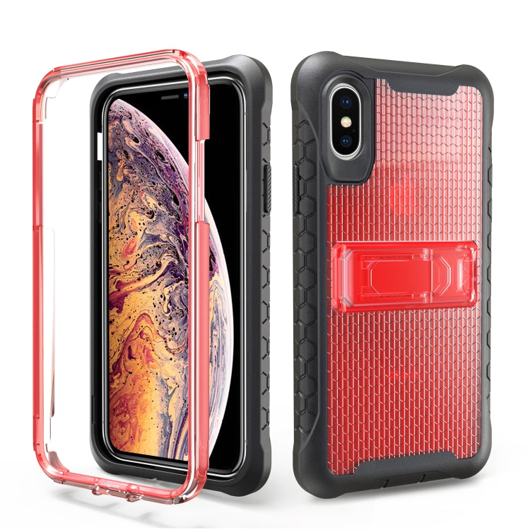 For iPhone 6 & 6s Football Pattern Silicone Case with Holder