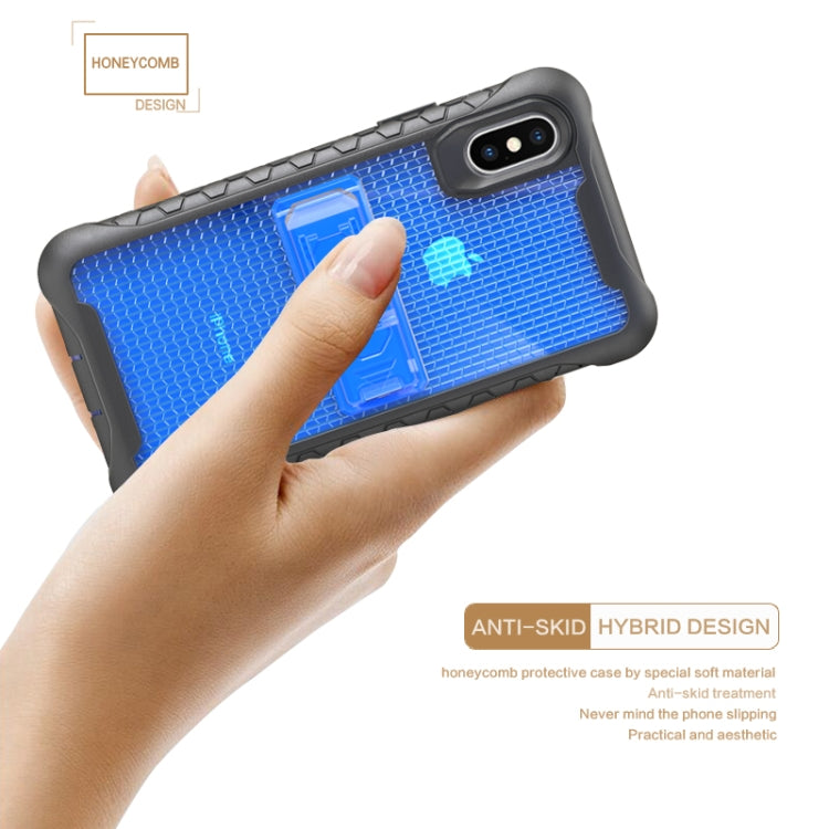 Football patternsilicone case with holder For Galaxy S10 Plus