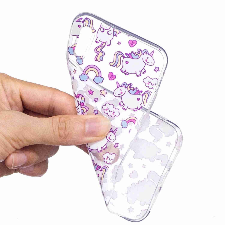 For iPhone X / XS Painted TPU Protective Case