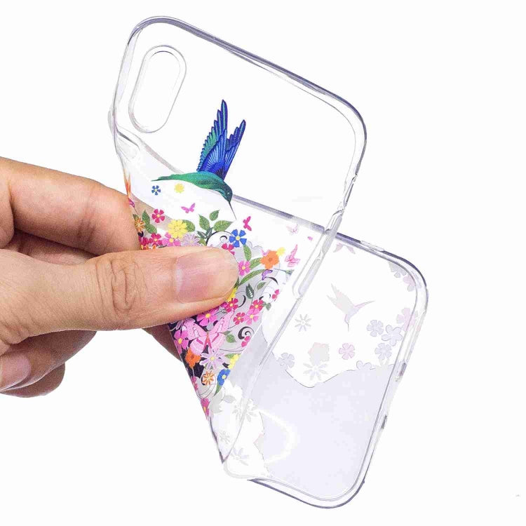For iPhone X / XS Painted TPU Protective Case
