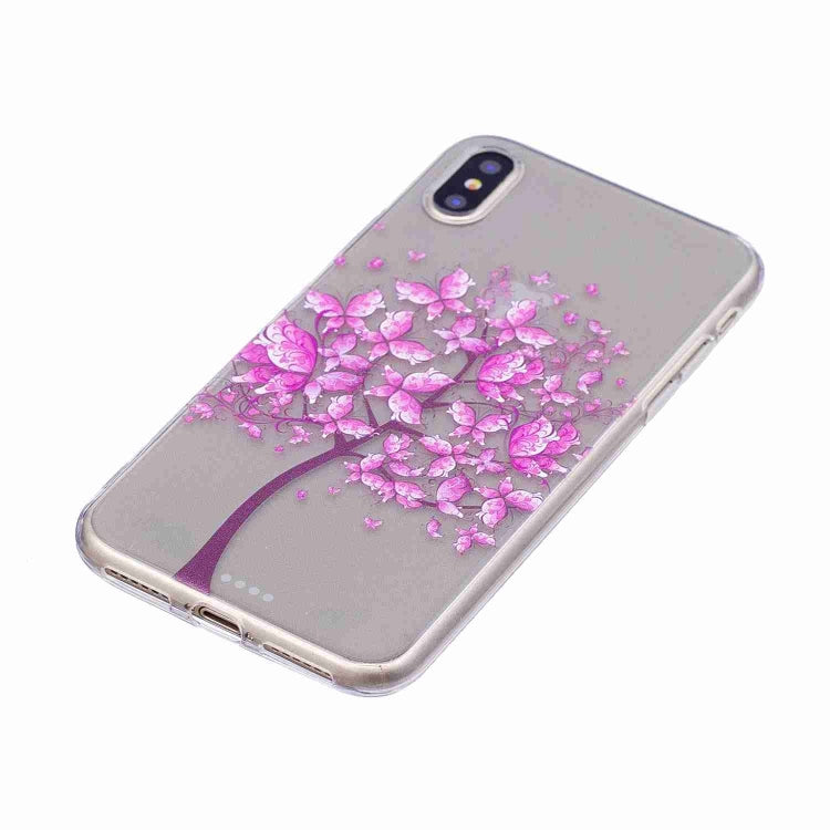 For iPhone X / XS Painted TPU Protective Case