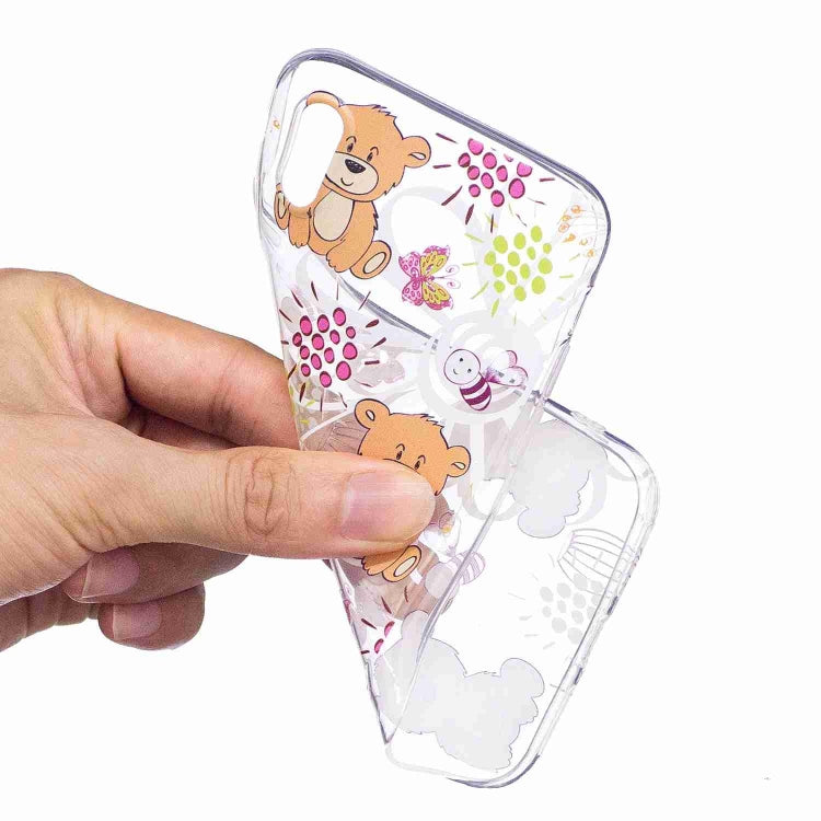 For iPhone X / XS Painted TPU Protective Case