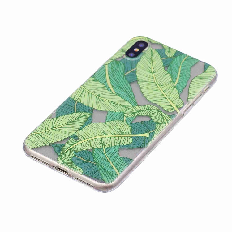 For iPhone X / XS Painted TPU Protective Case