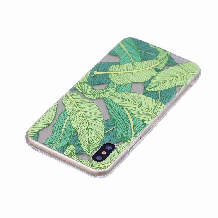 For iPhone X / XS Painted TPU Protective Case