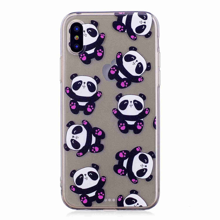 For iPhone X / XS Painted TPU Protective Case
