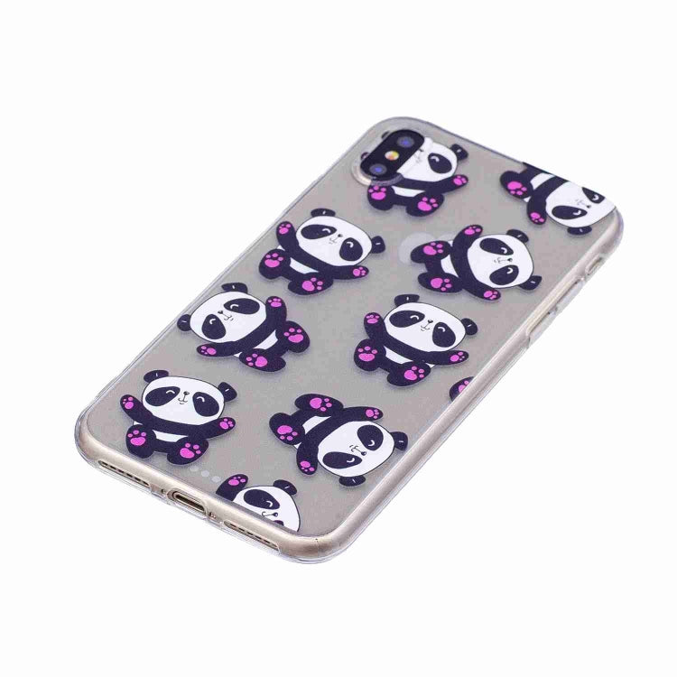 For iPhone X / XS Painted TPU Protective Case