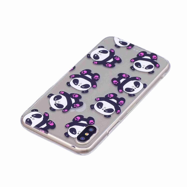 For iPhone X / XS Painted TPU Protective Case