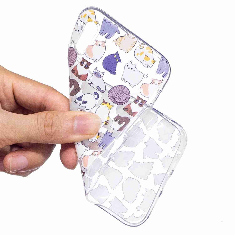 For iPhone X / XS Painted TPU Protective Case