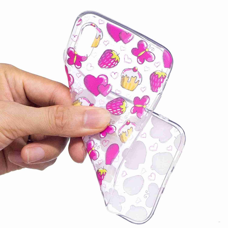 For iPhone X / XS Painted TPU Protective Case