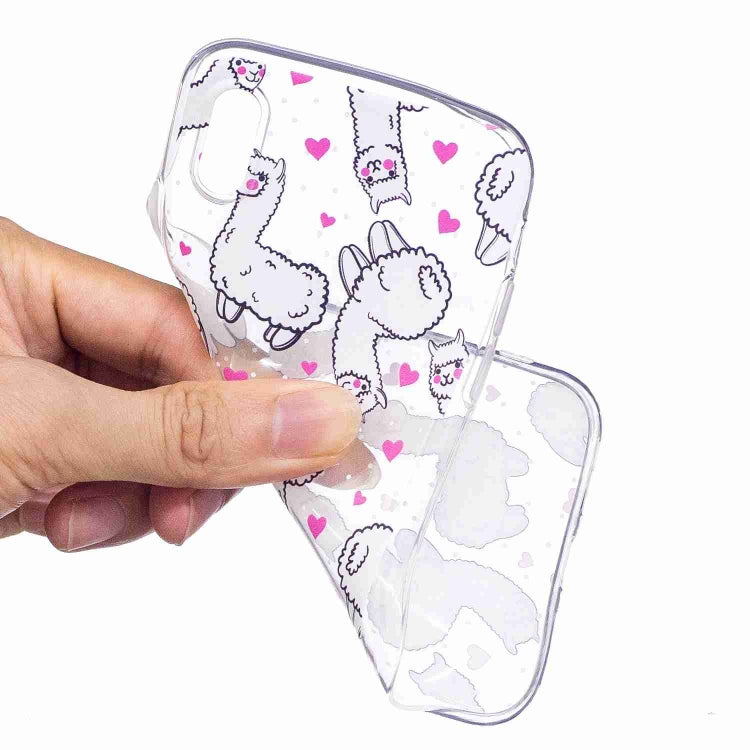 For iPhone X / XS Painted TPU Protective Case