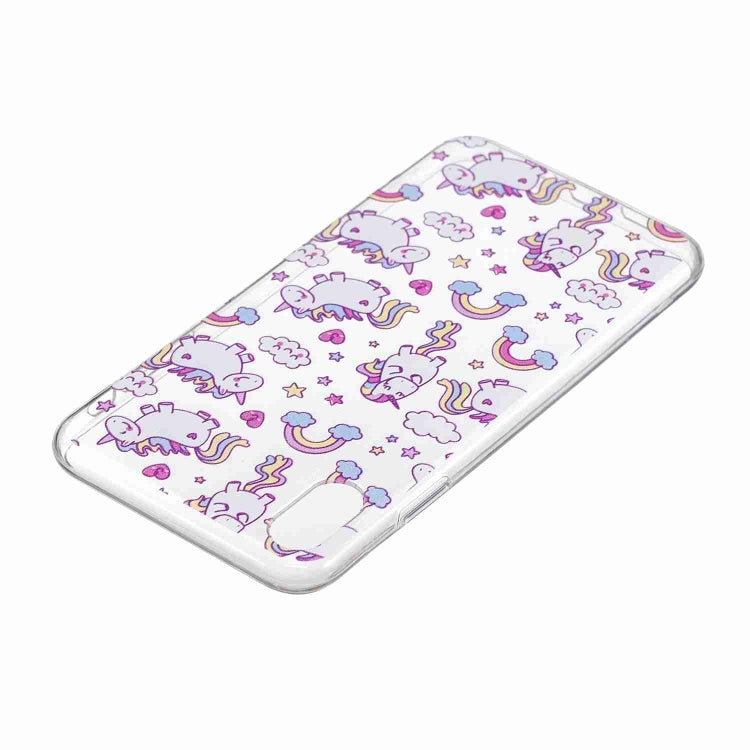 For iPhone XS Max Painted TPU Protective Case