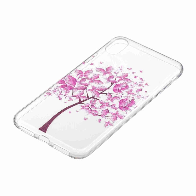 For iPhone XS Max Painted TPU Protective Case