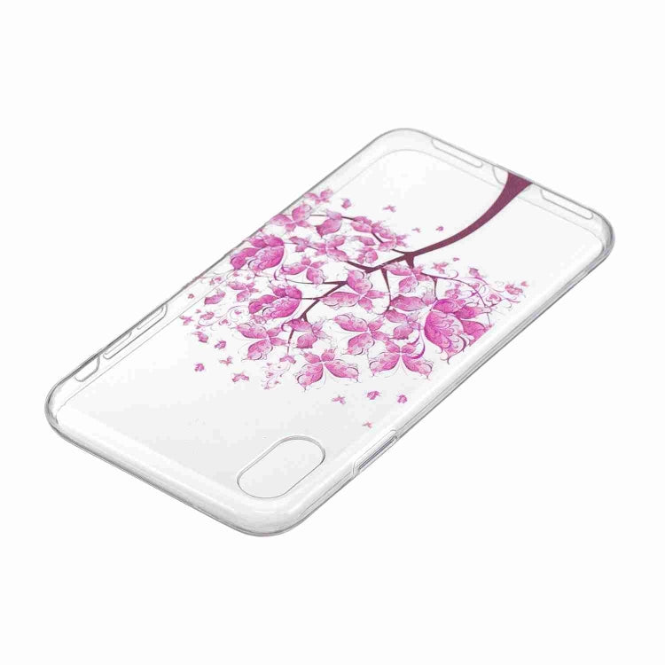 For iPhone XS Max Painted TPU Protective Case