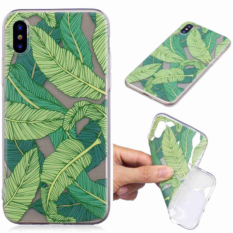 For iPhone XS Max Painted TPU Protective Case