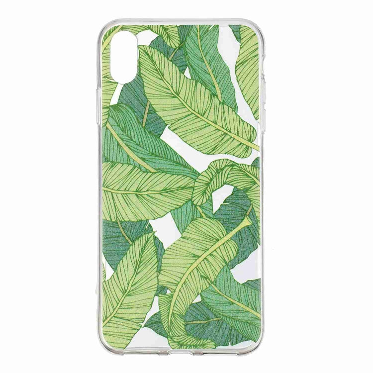 For iPhone XS Max Painted TPU Protective Case