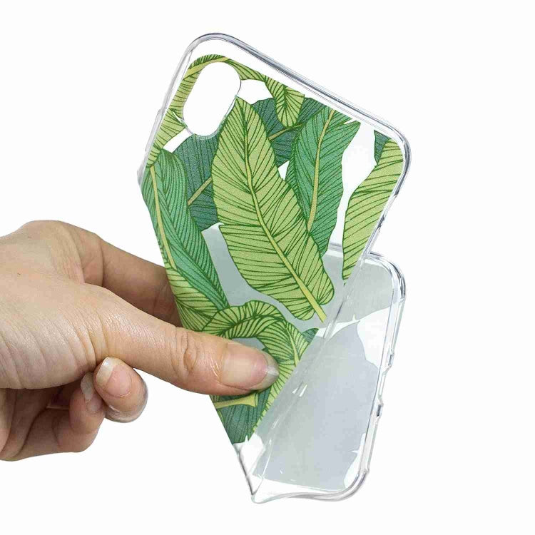 For iPhone XS Max Painted TPU Protective Case