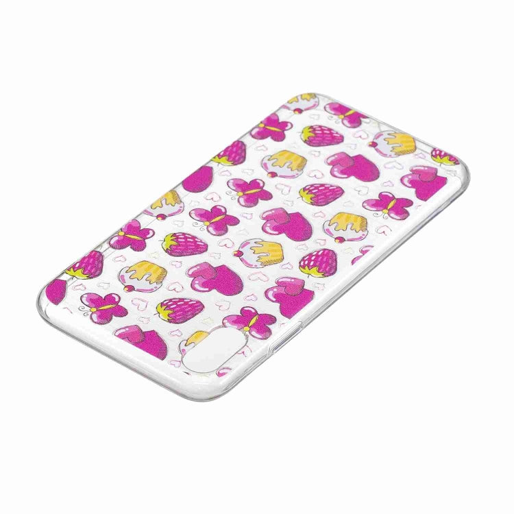 For iPhone XS Max Painted TPU Protective Case