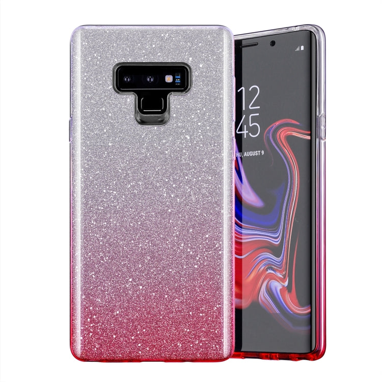 Gradual Shining Flash Sequins Glitter TPU+PC Protective Case For Galaxy S10