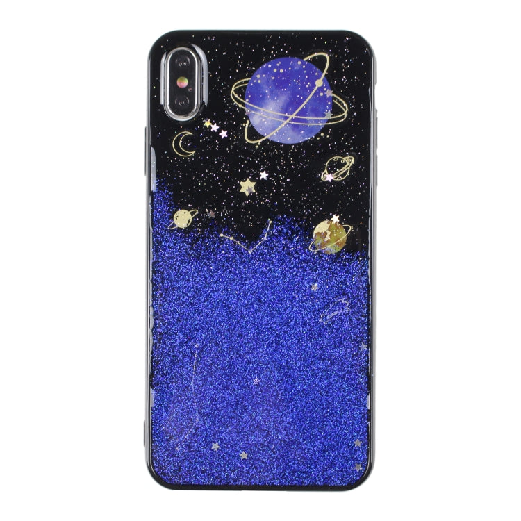 For iPhone XS Max Universe Planet TPU Protective Case