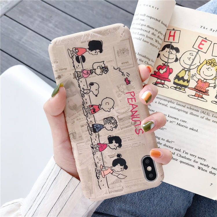 Cartoon Pattern Plastic Protective PC Case For iPhone 6 Plus & 6s Plus
