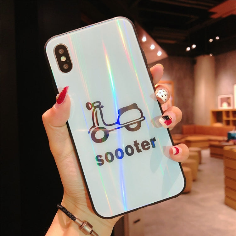For iPhone XR Glass Protective Case