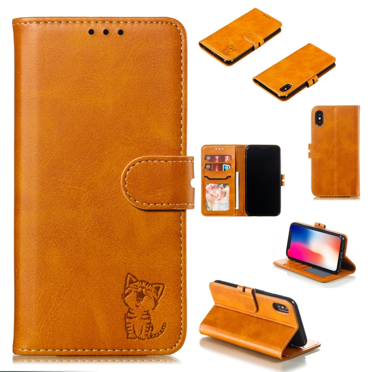 For iPhone X / XS Leather Protective Case