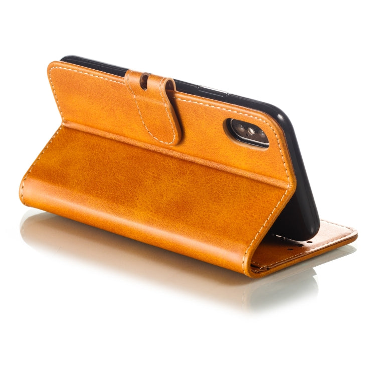 For iPhone X / XS Leather Protective Case