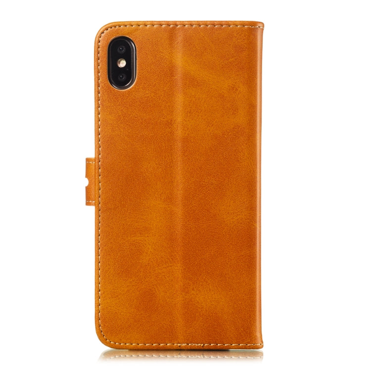 For iPhone XS Max Leather Protective Case