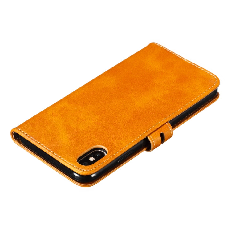 For iPhone XS Max Leather Protective Case